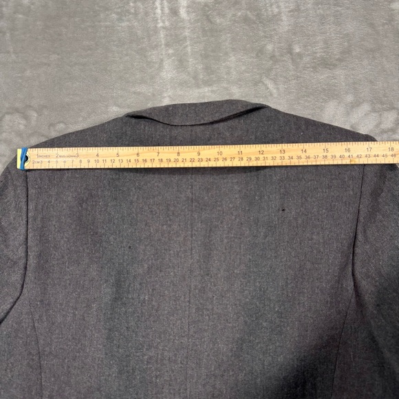 Vtg Pendleton Virgin Wool Gray Blazer Women’s Size 14 - Read - Picture 8 of 13